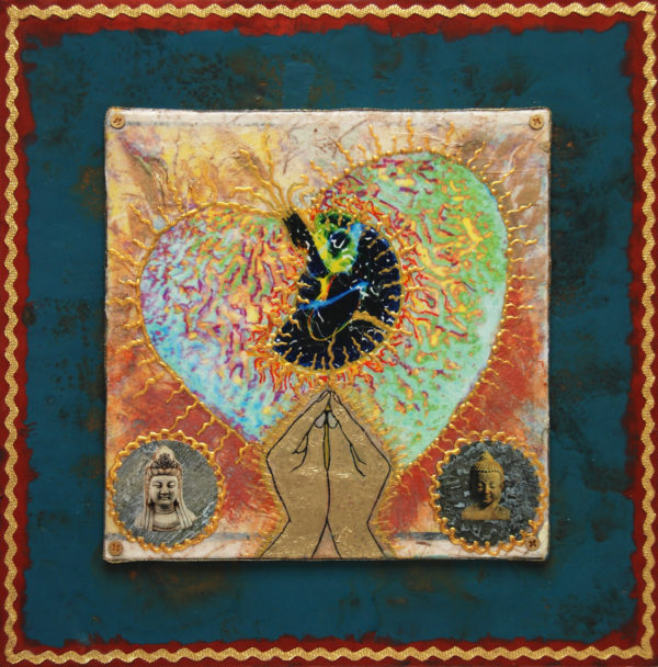 Heart Passages: 2 Heart-Mind-of-Peace, art under $333 at DebbieMathewArt.com