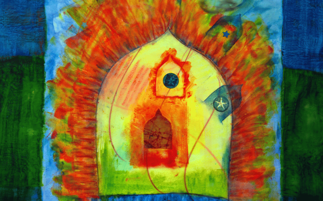 Mixed Media: Coming Home at DebbieMathewArt.com