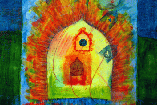 Mixed Media: Coming Home at DebbieMathewArt.com