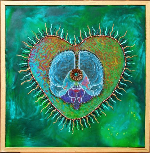 Heart Intelligence, art under$333 at DebbieMathewArt.com