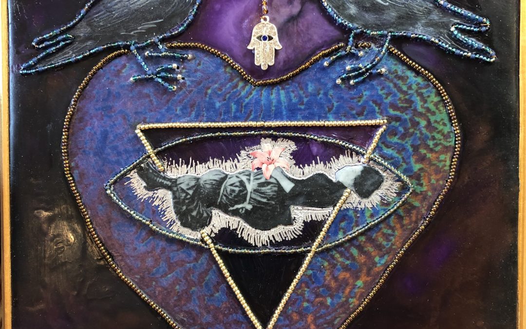 ‘Protected Metamorphosis, art under $333 at DebbieMathewArt.com